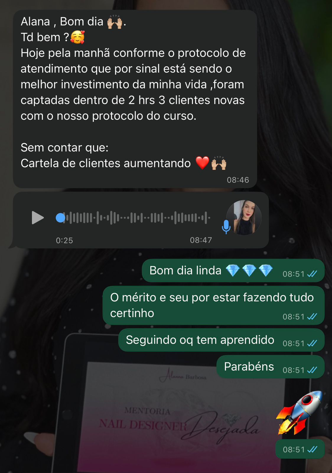 Depoimento de aluna 2